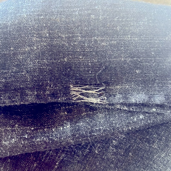 🖤Black Blended Fabric Boho Style Loose Cotton Hippie Peasant Blouse Shirt Top - Picture 12 of 12